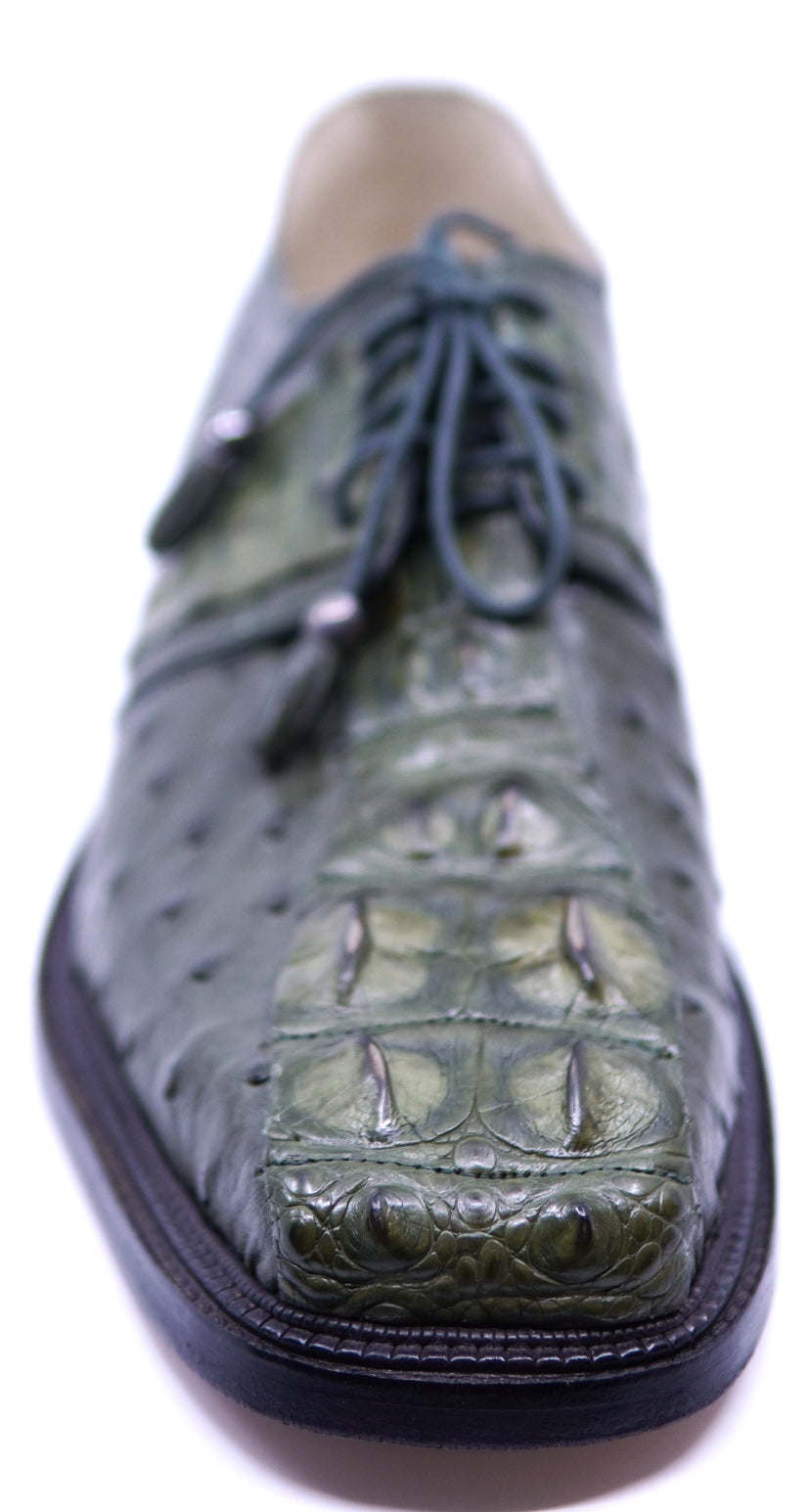 Genuine Alligator HB & Ostrich Dress Shoe image 3