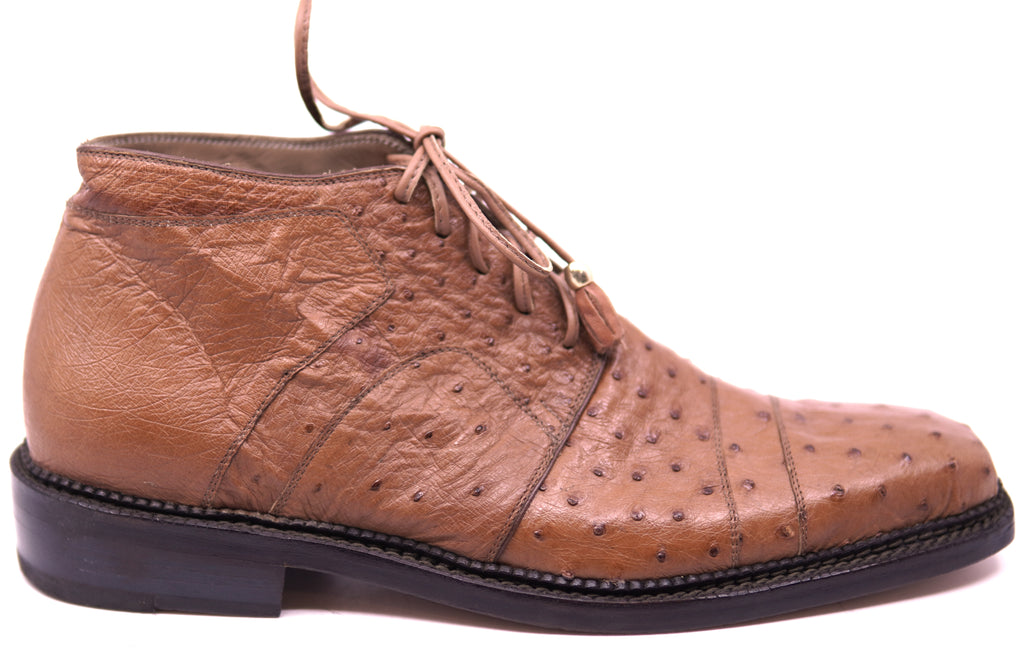 Genuine Ostrich Ankle Boots image 0