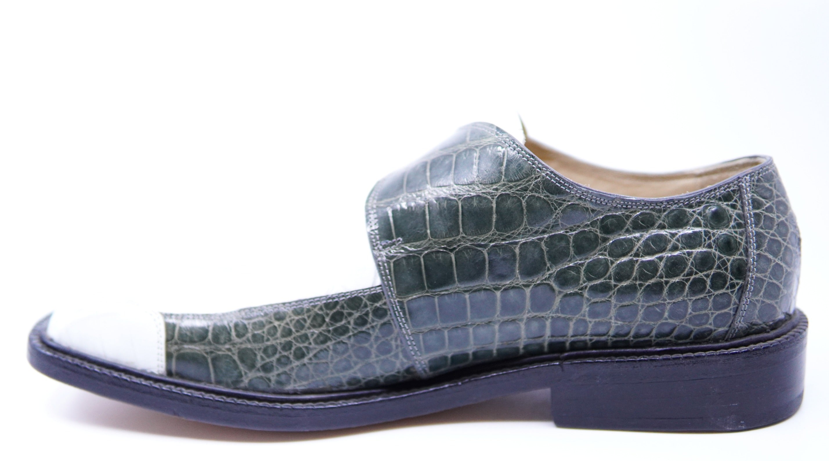 Full Alligator Belly Buckle Loafer US Men's 10 image 2