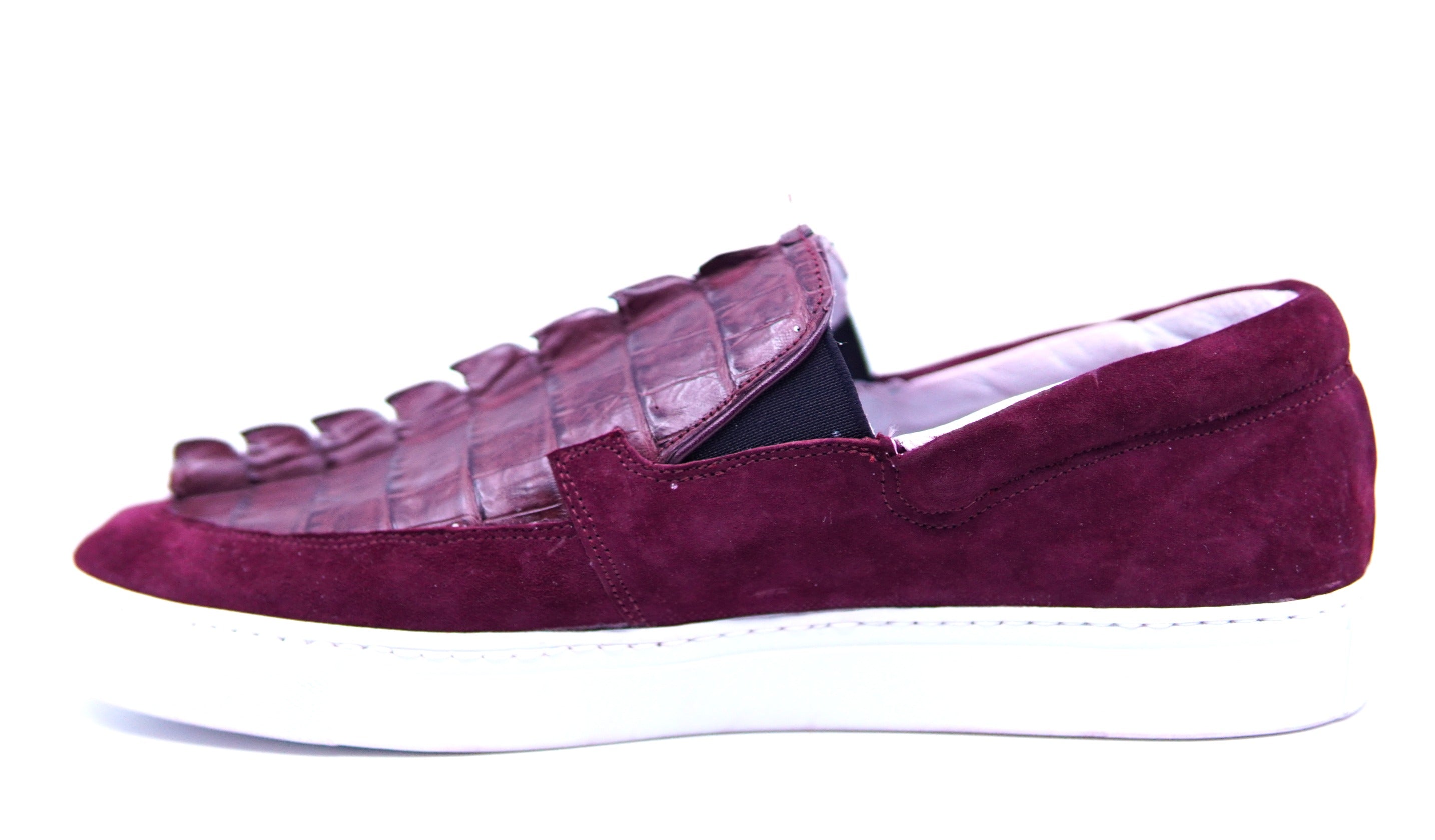 Suede & Croc Tail Sneakers US 10 image 2