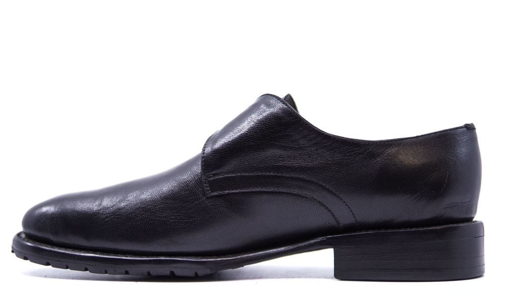 Black Leather Monk Strap US 10.5 image 4