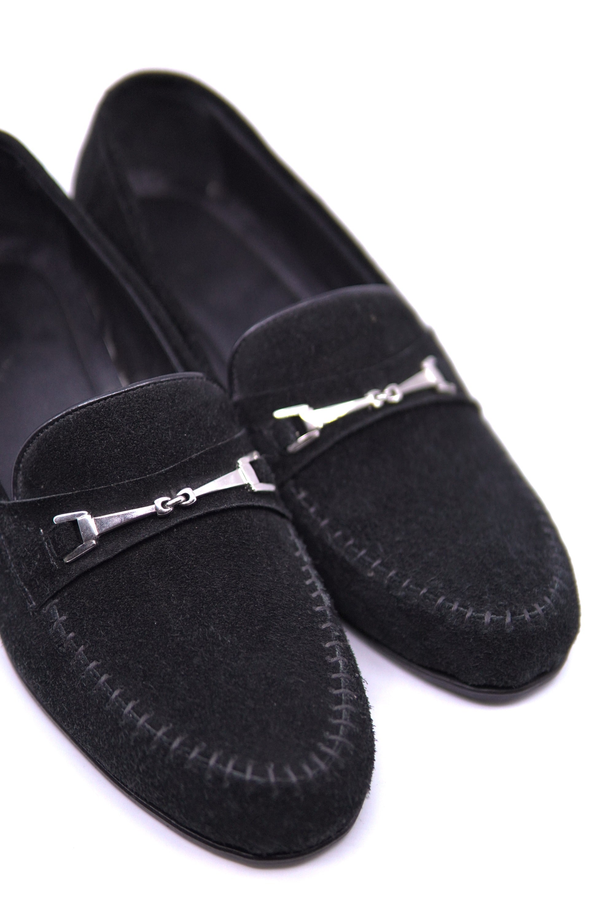 Black Suede Loafer US 9.5 image 1