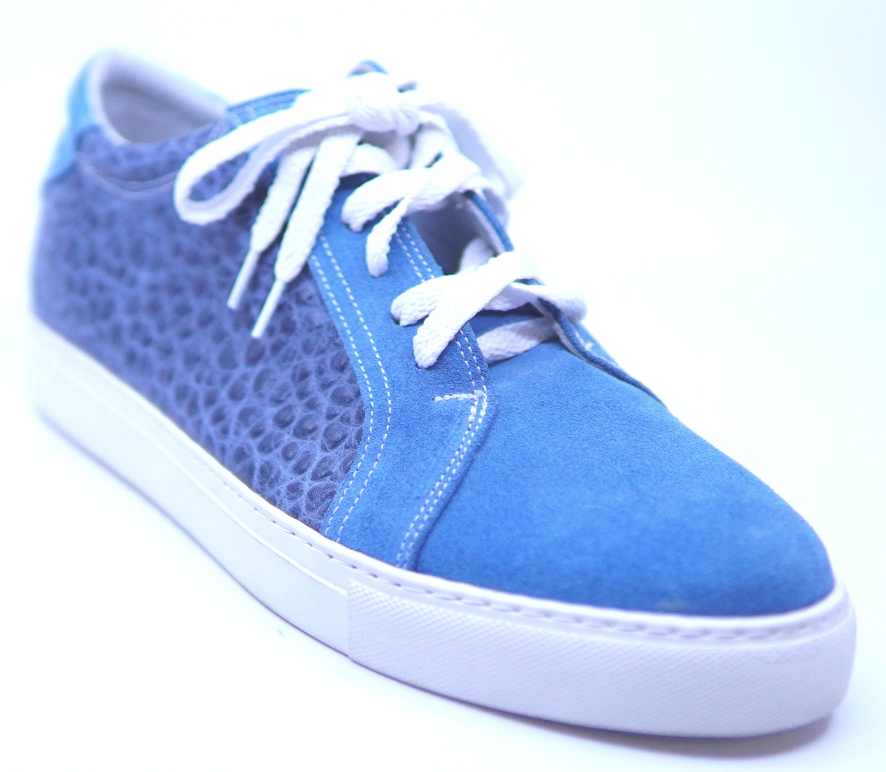 Suede and Buffalo Textured Sneaker image 2