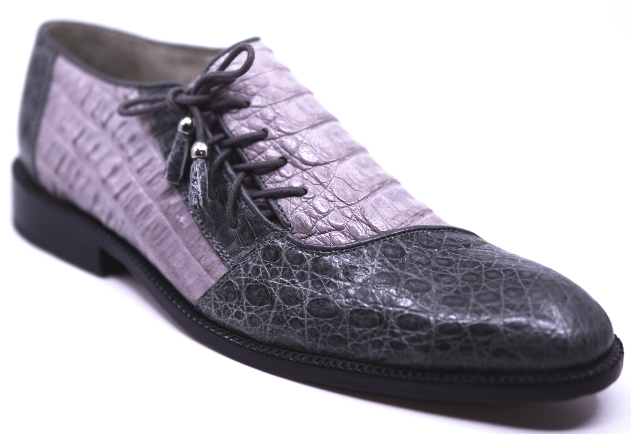 Lavender & Gray Crocodile Dress Shoe image 2