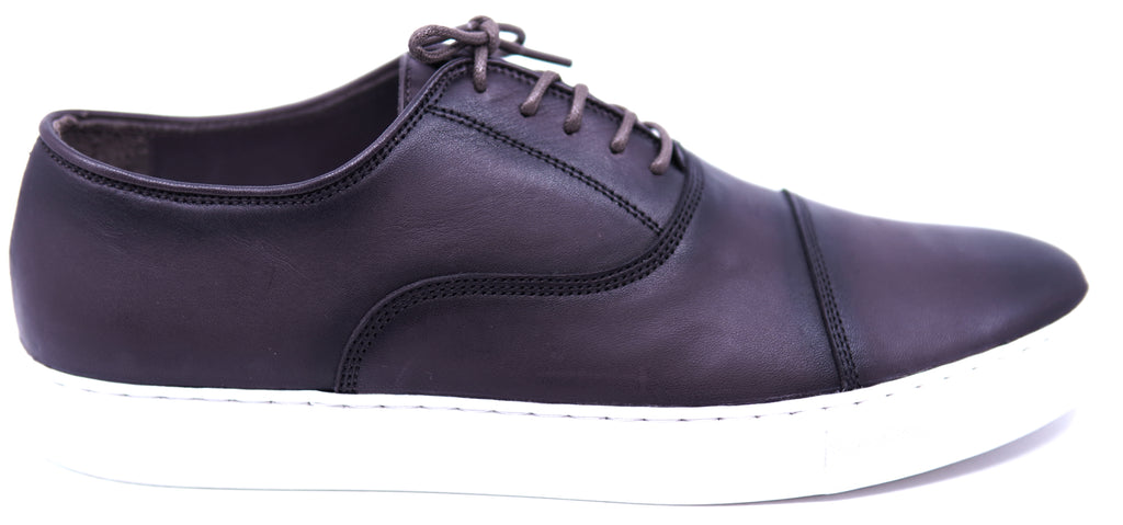 Full Brown Leather Sneaker image 0