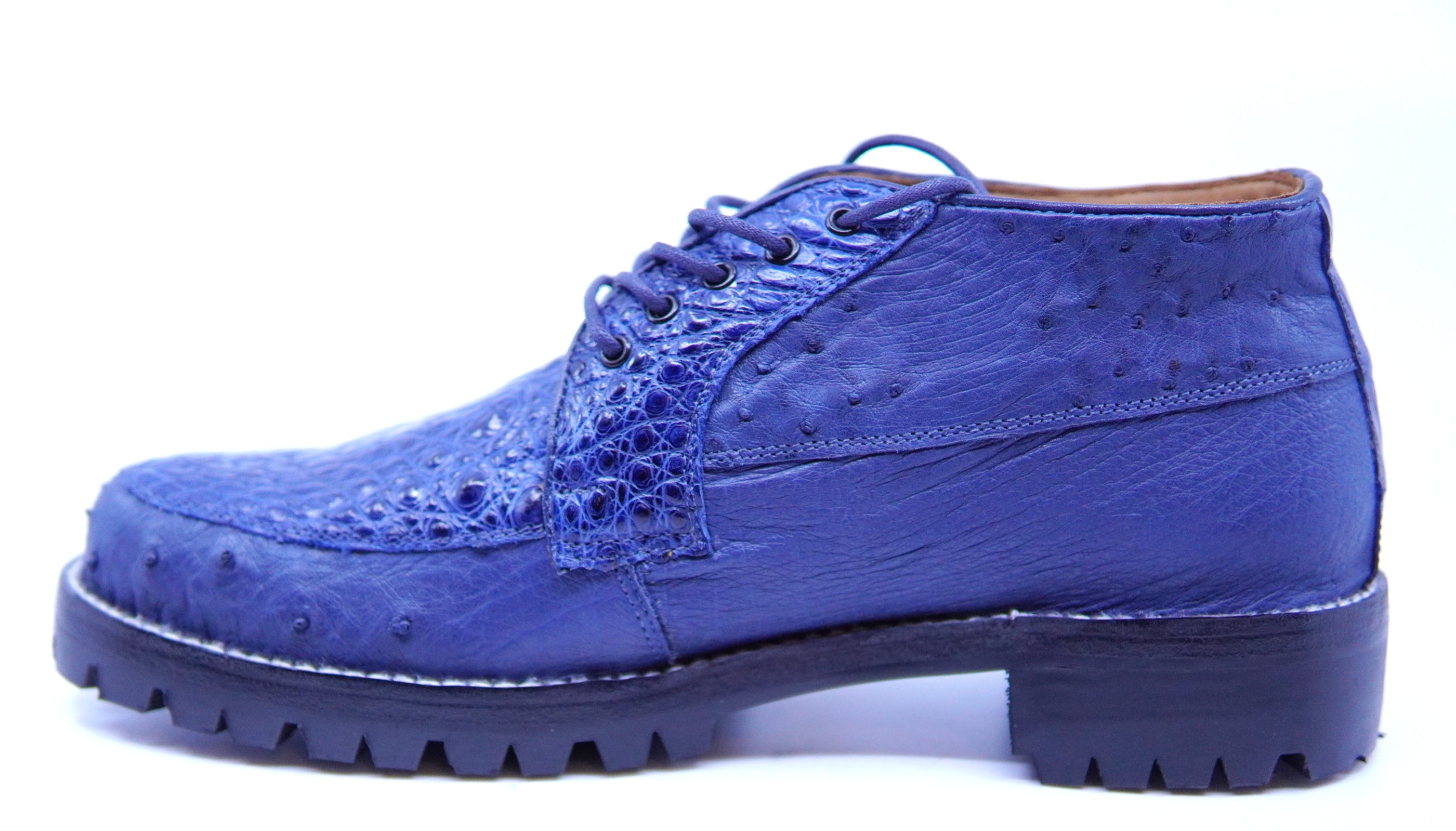 Navy Ostrich and Alligator Boots US Men's 11 image 3