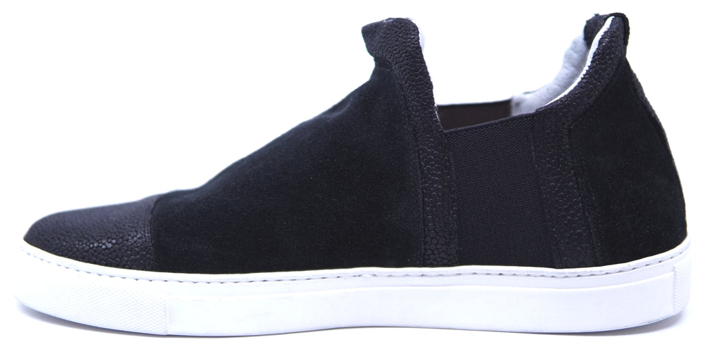 Suede & Stingray Textured Chelsea Sneaker image 1