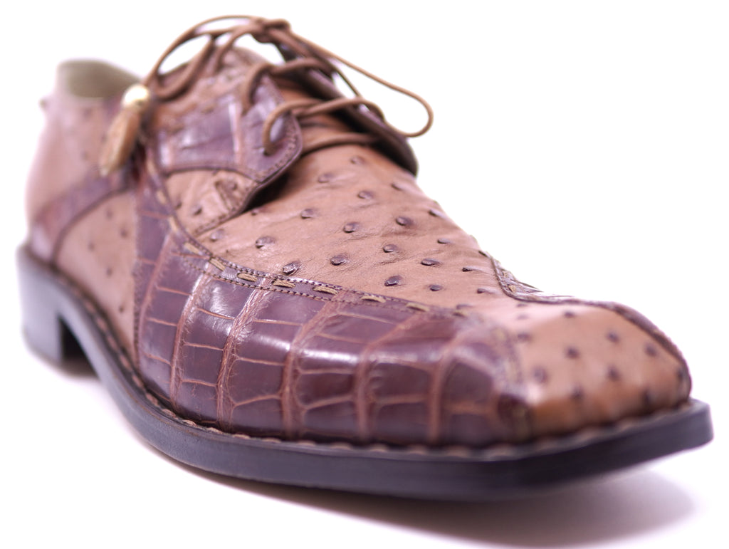 Genuine Alligator Belly & Ostrich Dress Shoe image 2