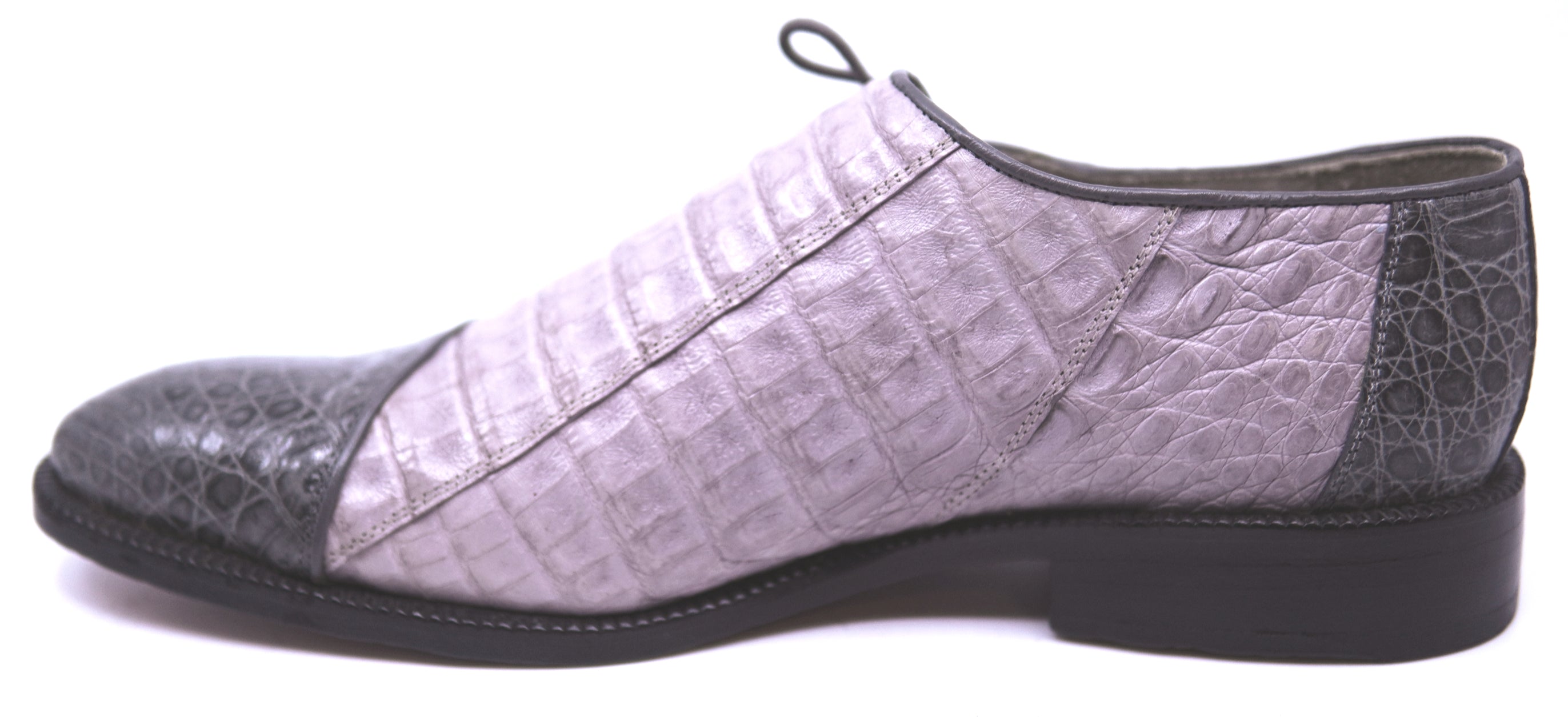 Lavender & Gray Crocodile Dress Shoe image 1