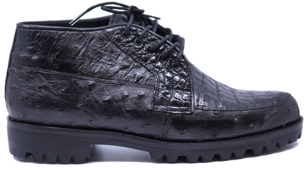 Genuine Ostrich & Caiman Belly 8D Boots image 0