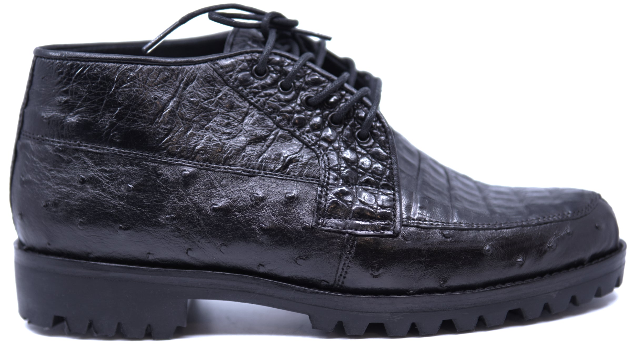 Genuine Ostrich & Caiman Belly 8D Boots image 0