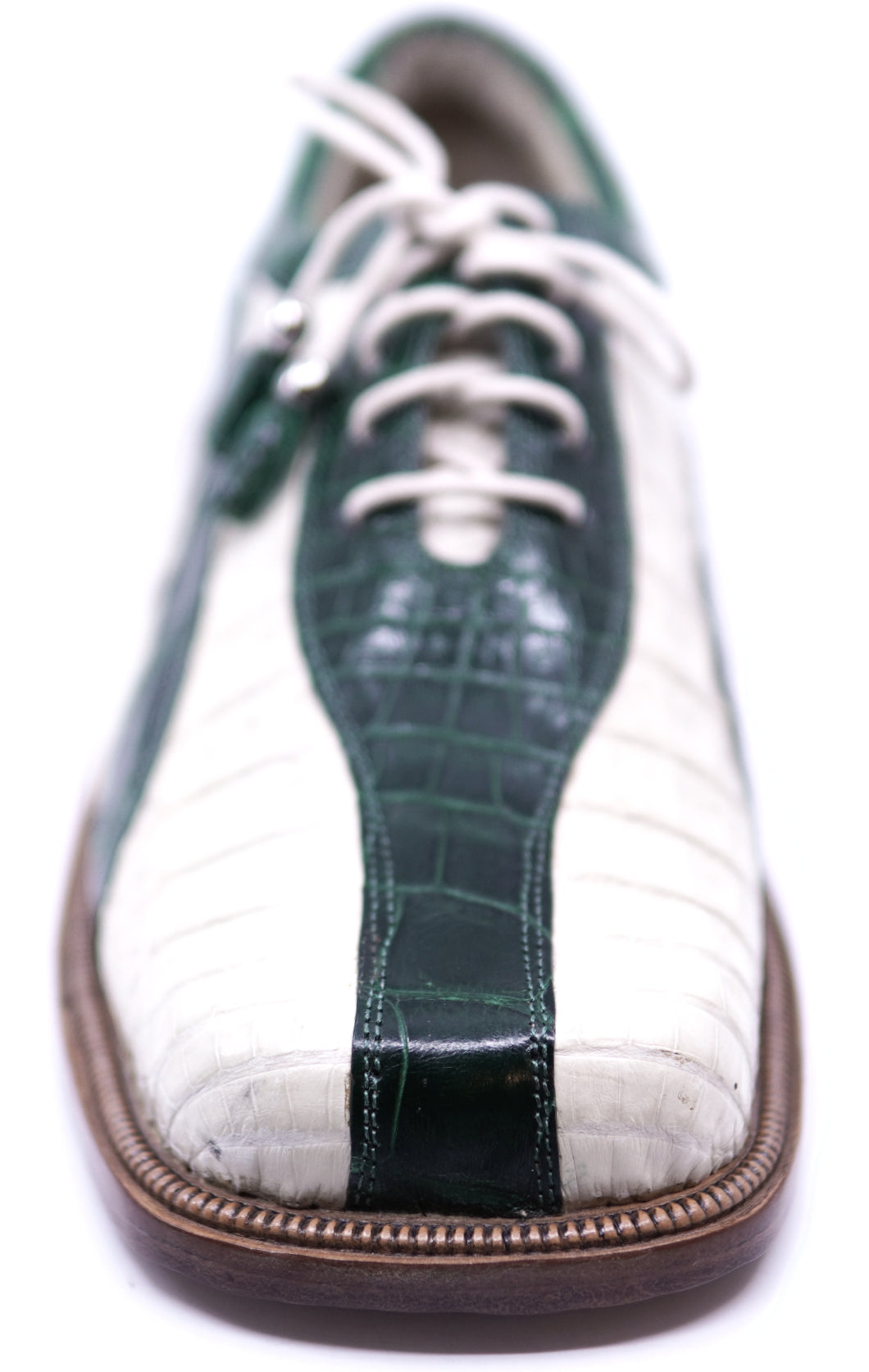 Genuine Full Crocodile Square Toe Dress Shoe image 3