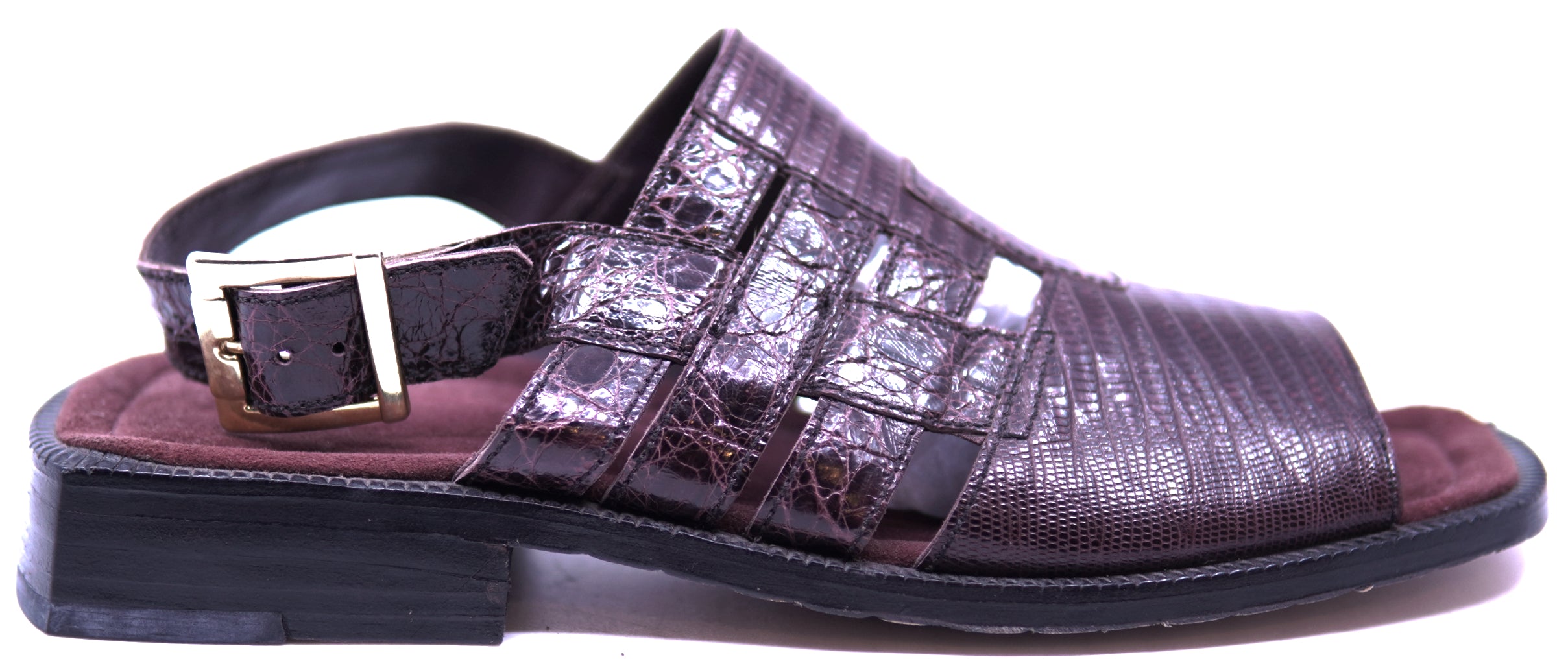 Genuine Crocodile & Lizard Sandals image 0