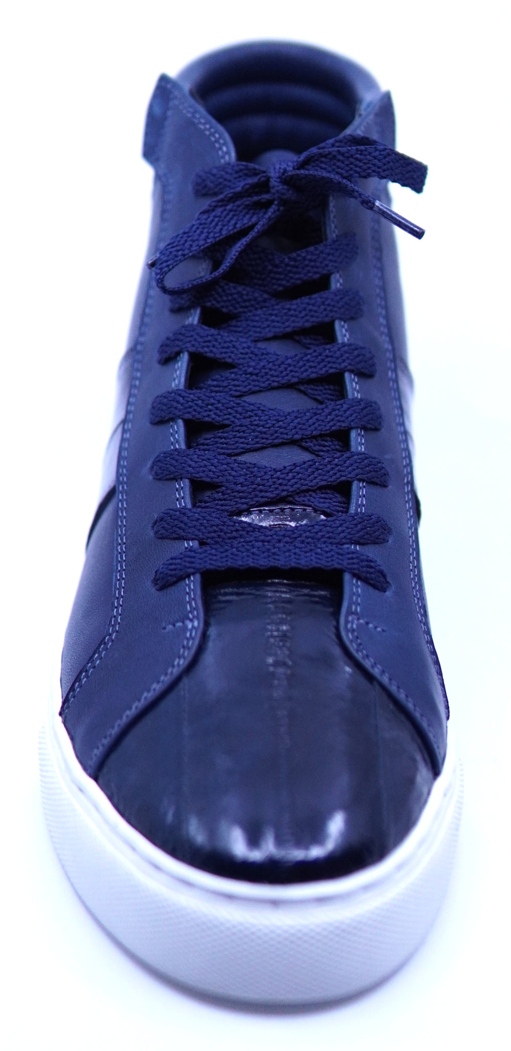 Eel & Leather High Top Sneakers image 3