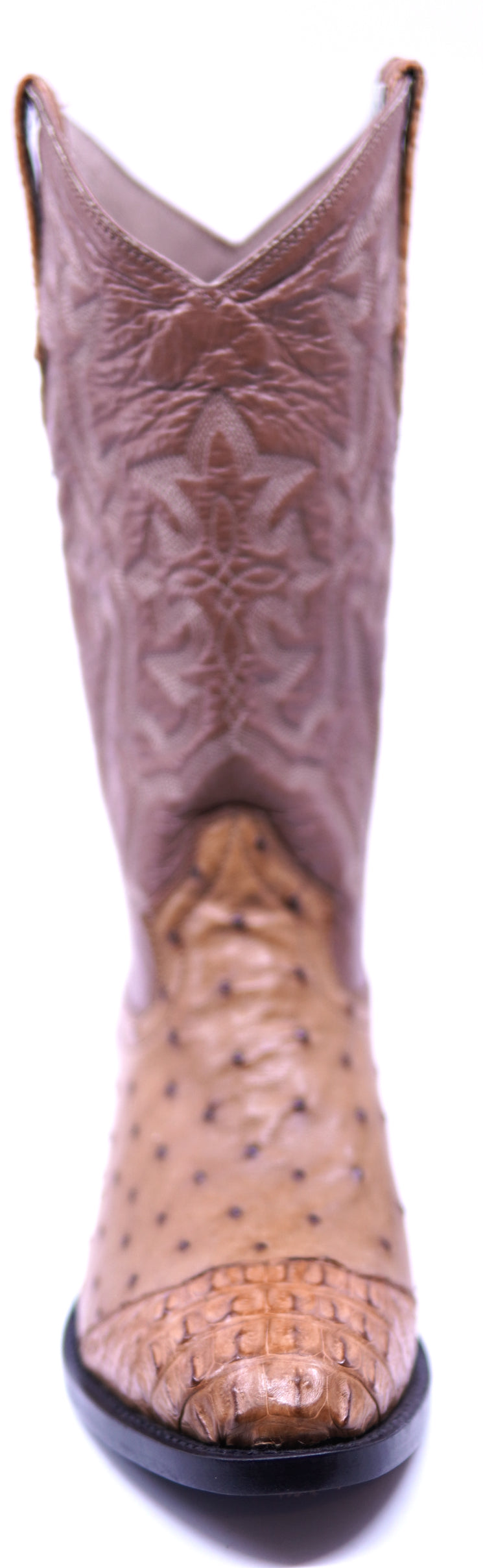 Genuine Ostrich & Caiman Cowboy Boots image 3
