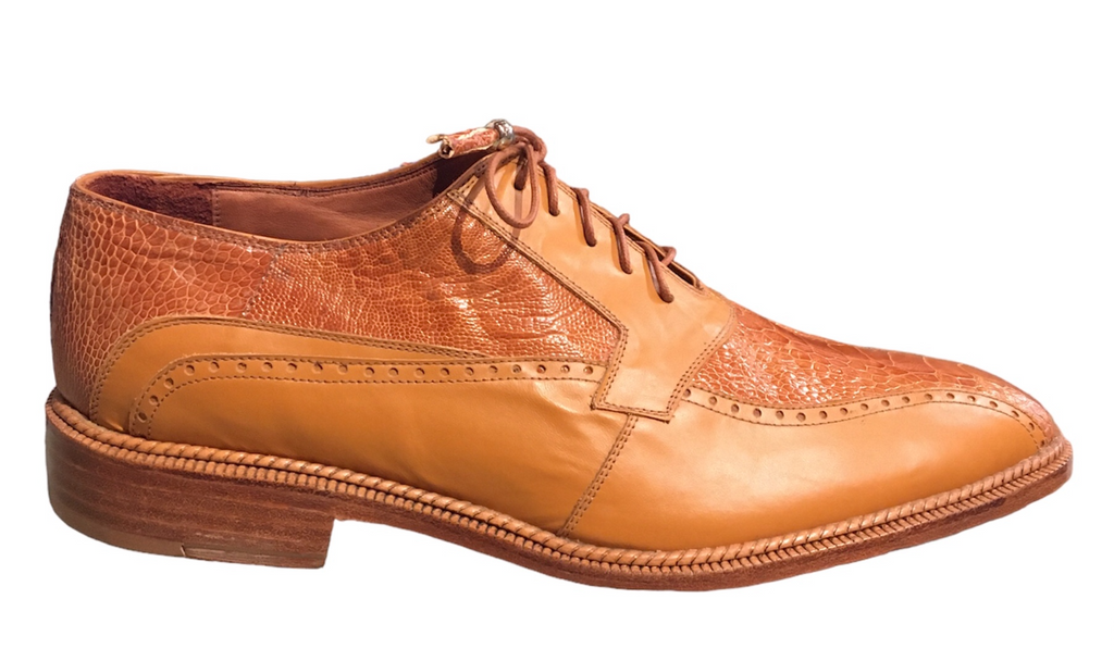 Ostrich Leg & Leather  Dress Shoe image 0