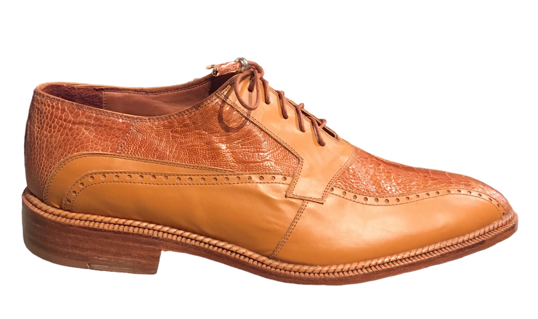 Ostrich Leg & Leather  Dress Shoe image 0