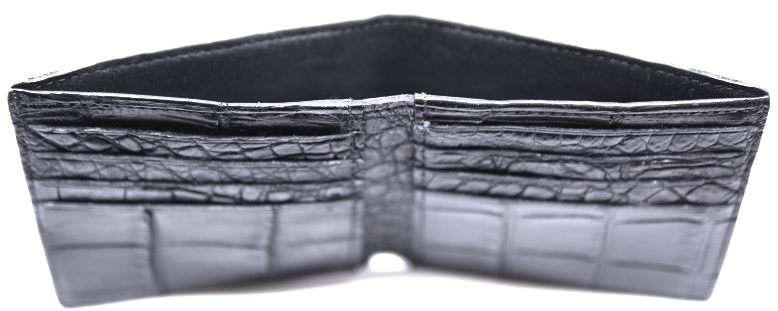 Genuine Alligator Bi-Fold Wallet image 2