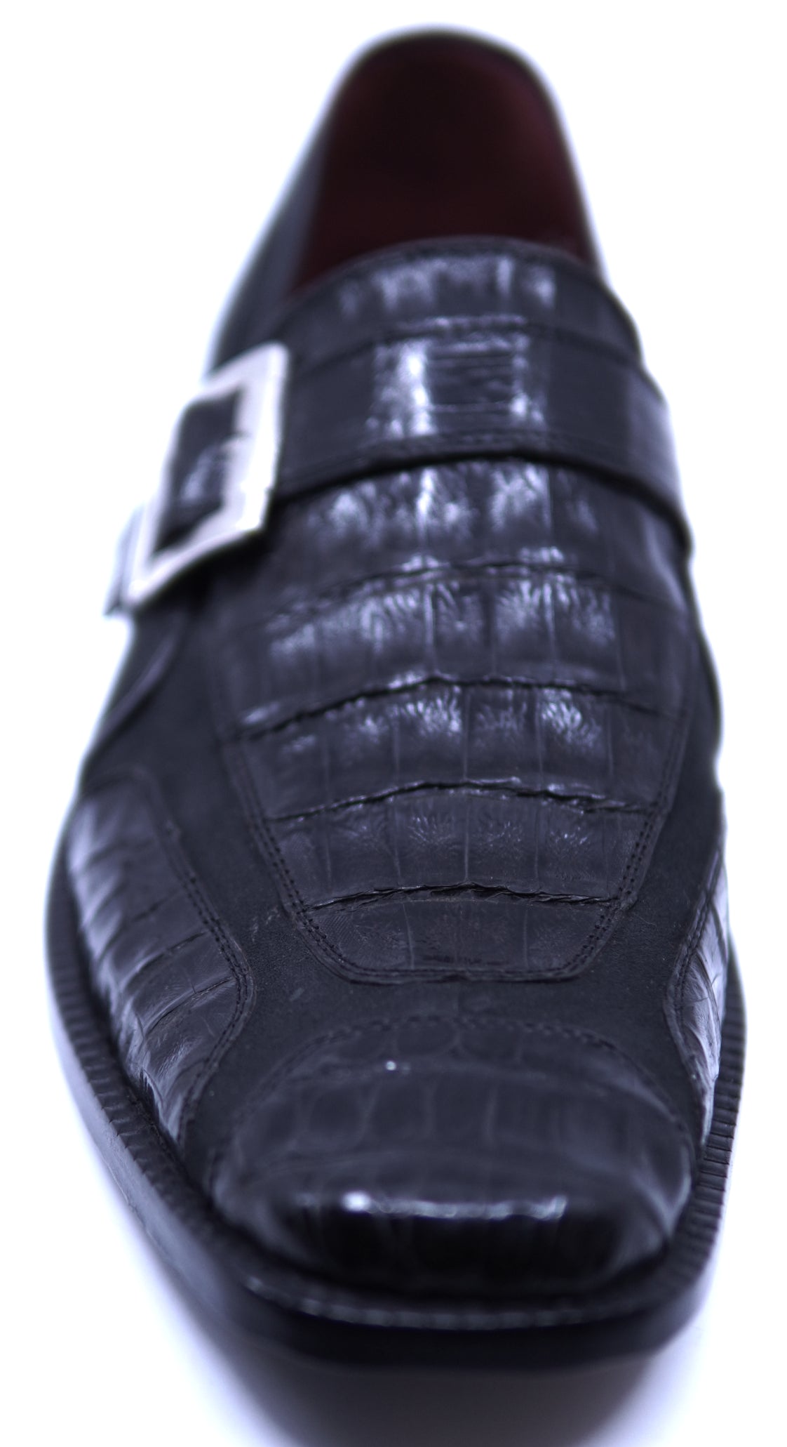 Genuine Crocodile & Lamb Leather Loafer Dress Shoe image 3