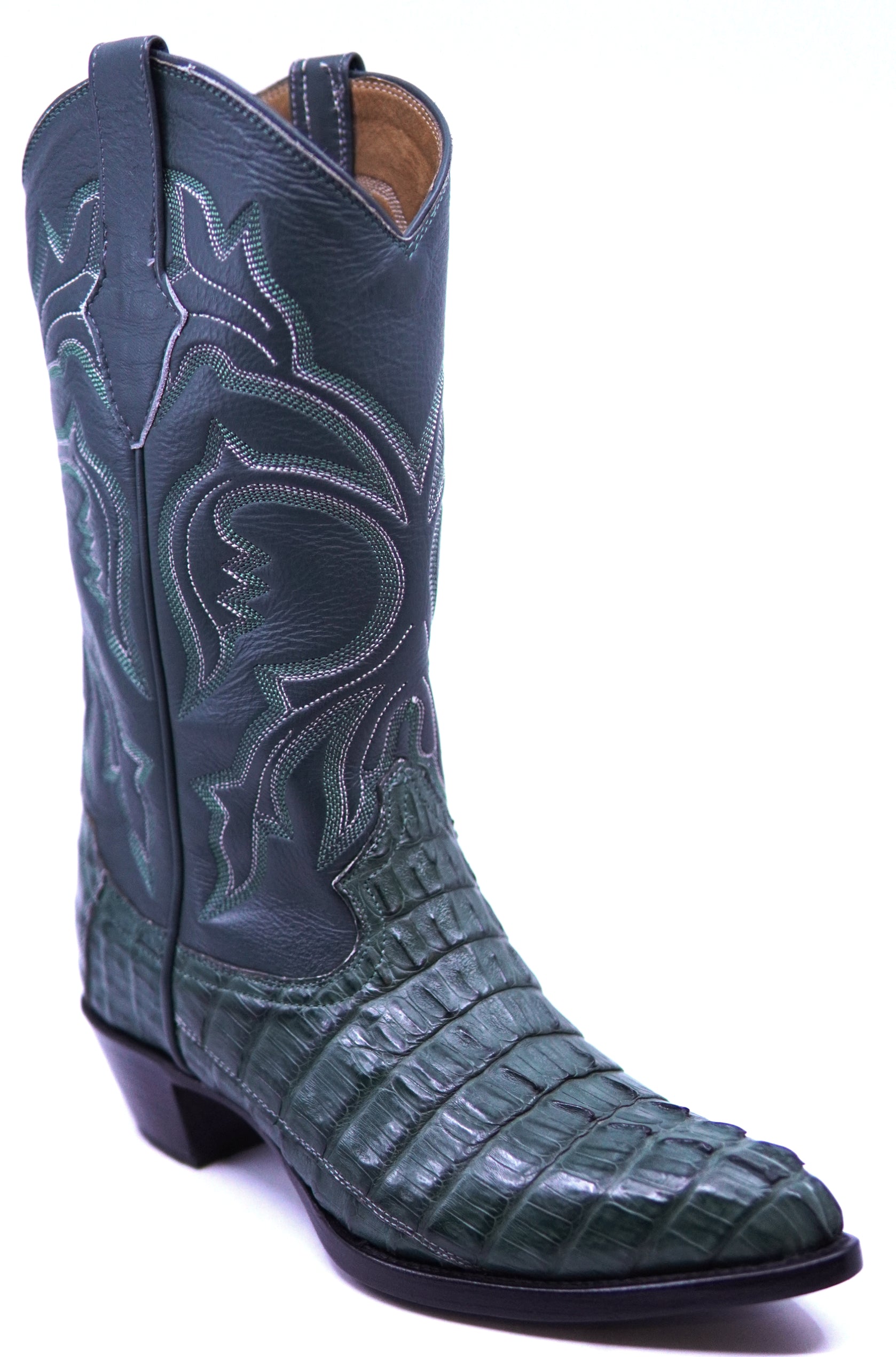 Crocodile Tail Woman Cowboy Boots image 1