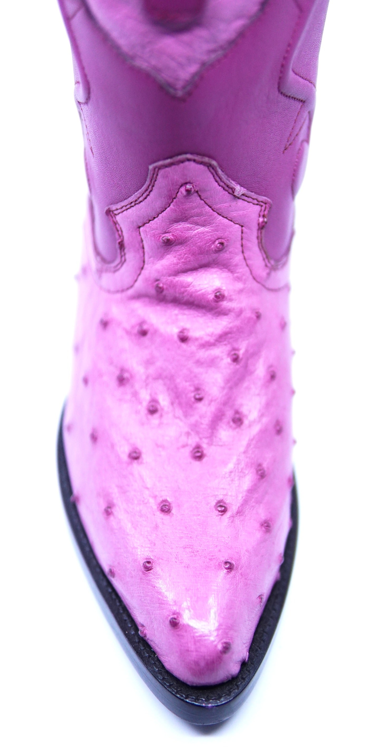 Pink Ostrich Boots US Women's 7 image 1