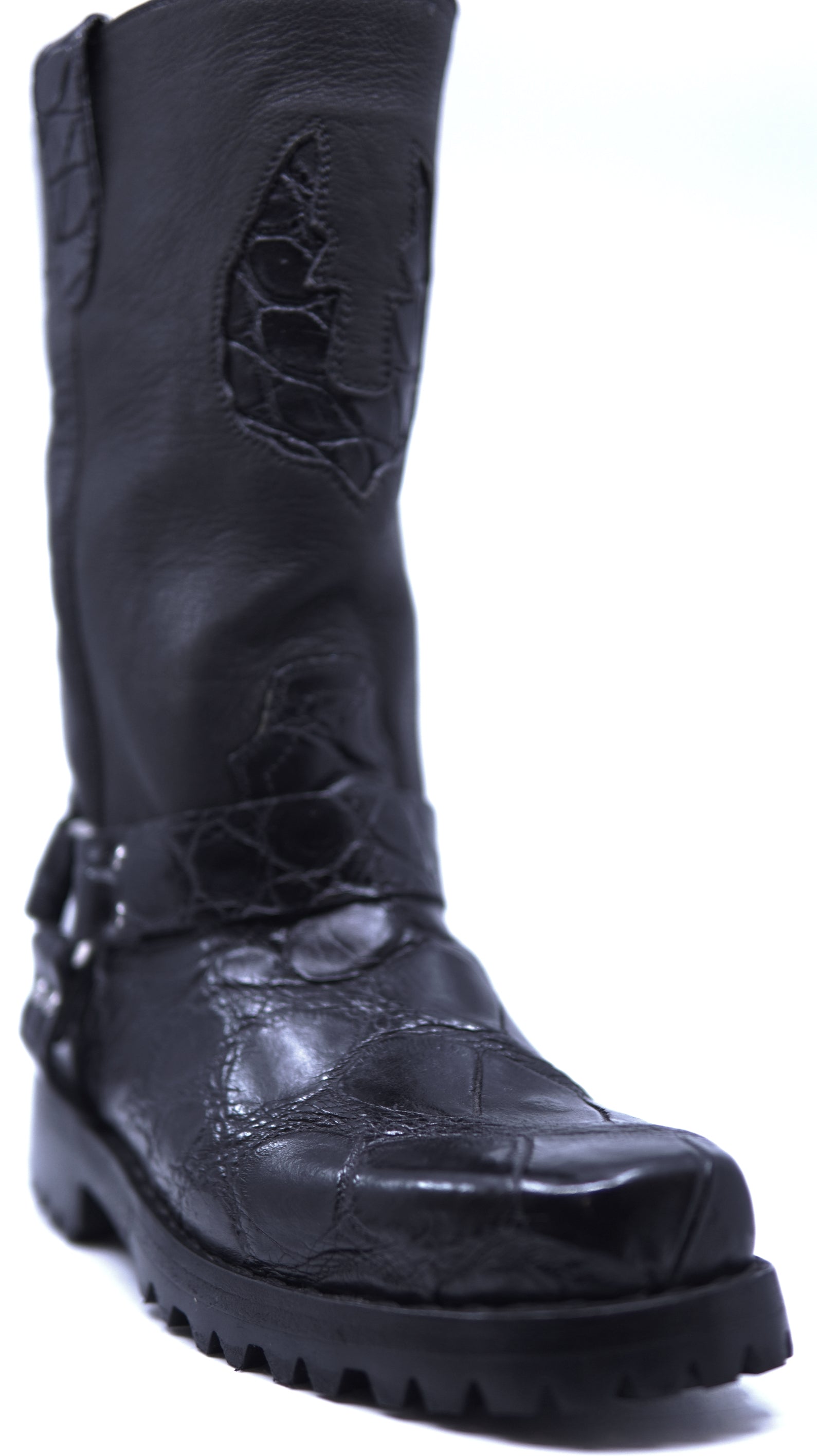Genuine Alligator Motorcycle Boots image 2