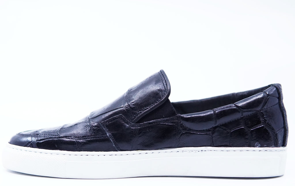 Full Alligator Belly Slip On Sneaker US 10 image 2