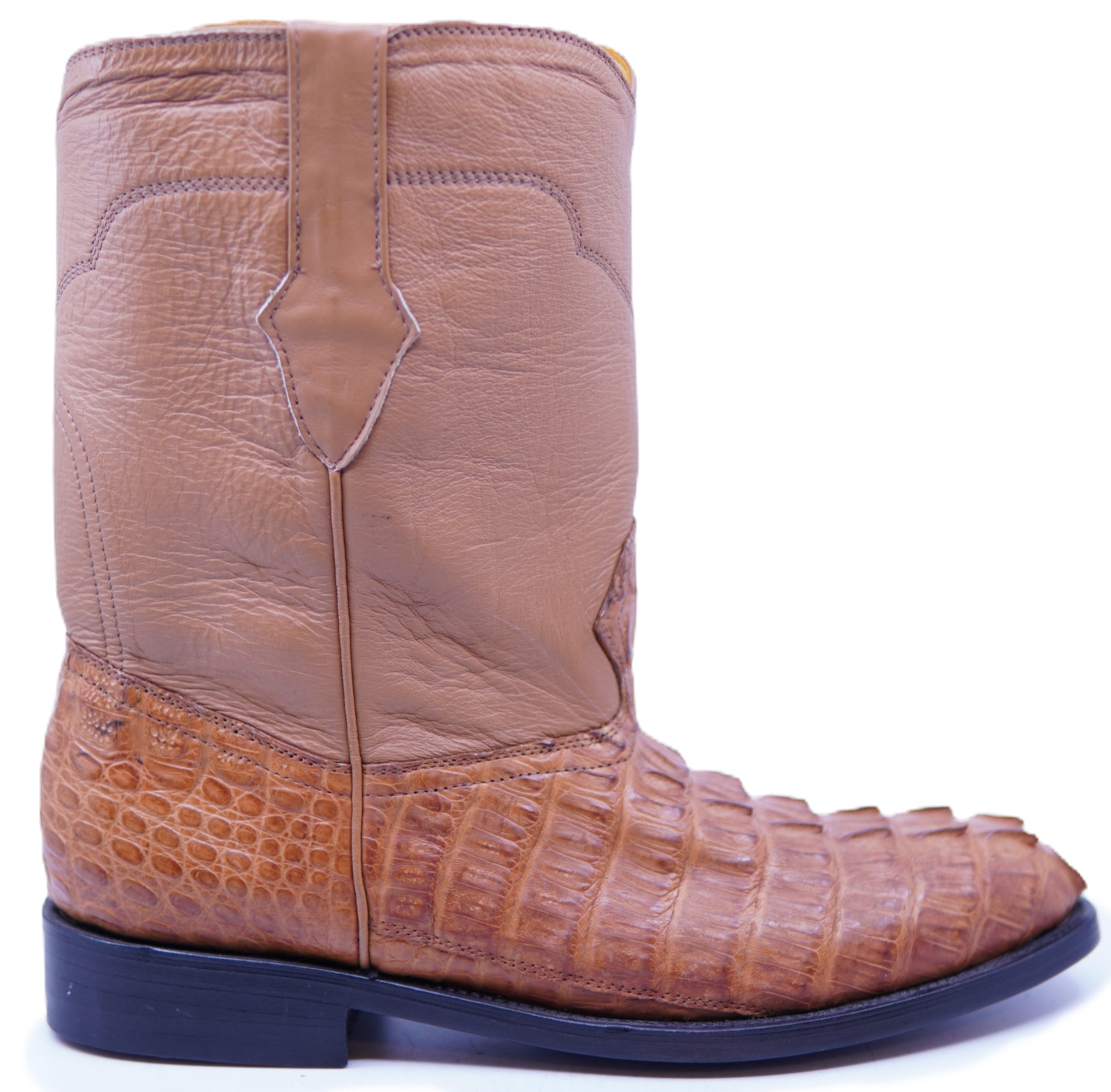 Genuine Caiman Tail Roper Boots image 0