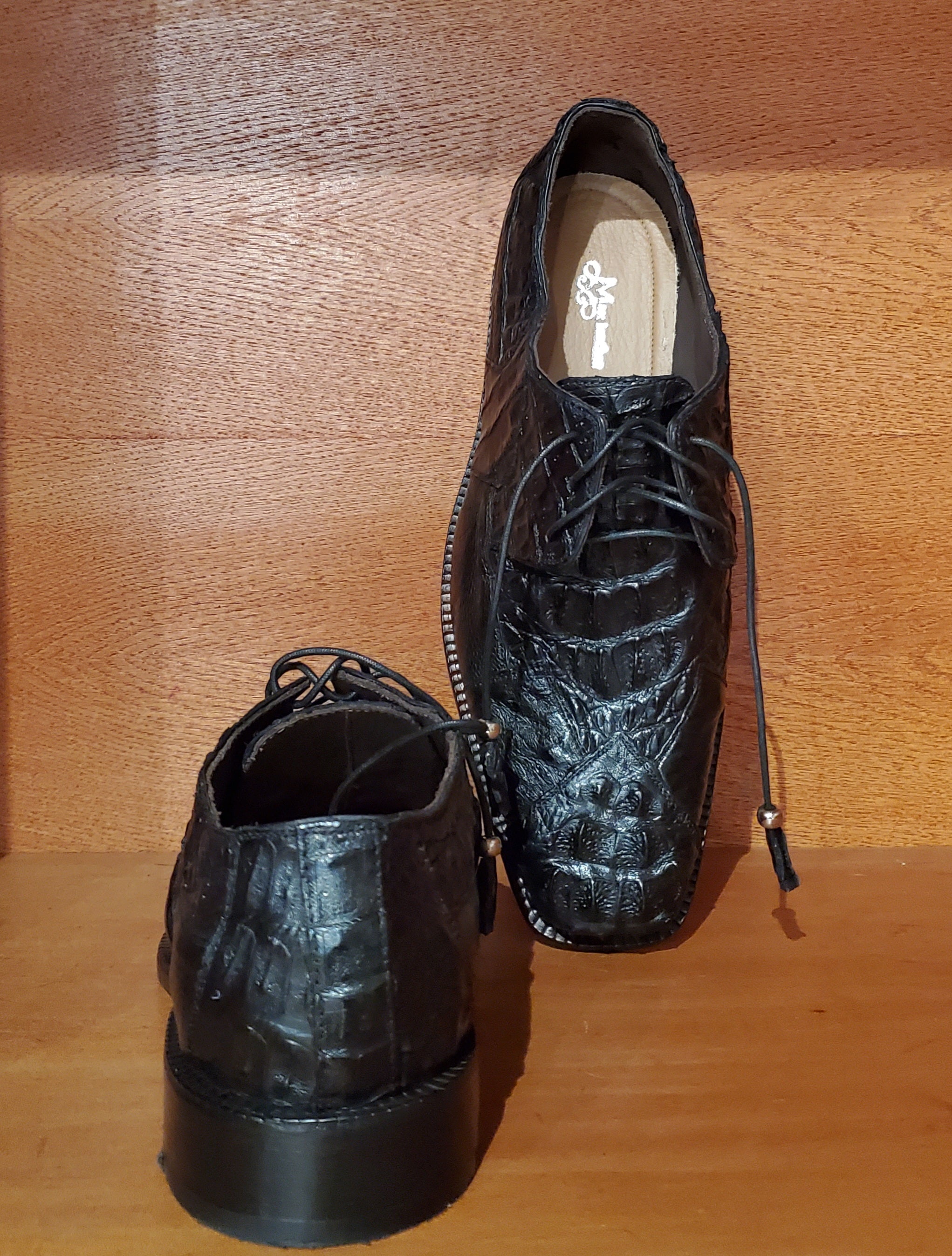 Crocodile HB & Ostrich Dress Shoe US Men's 11 image 3