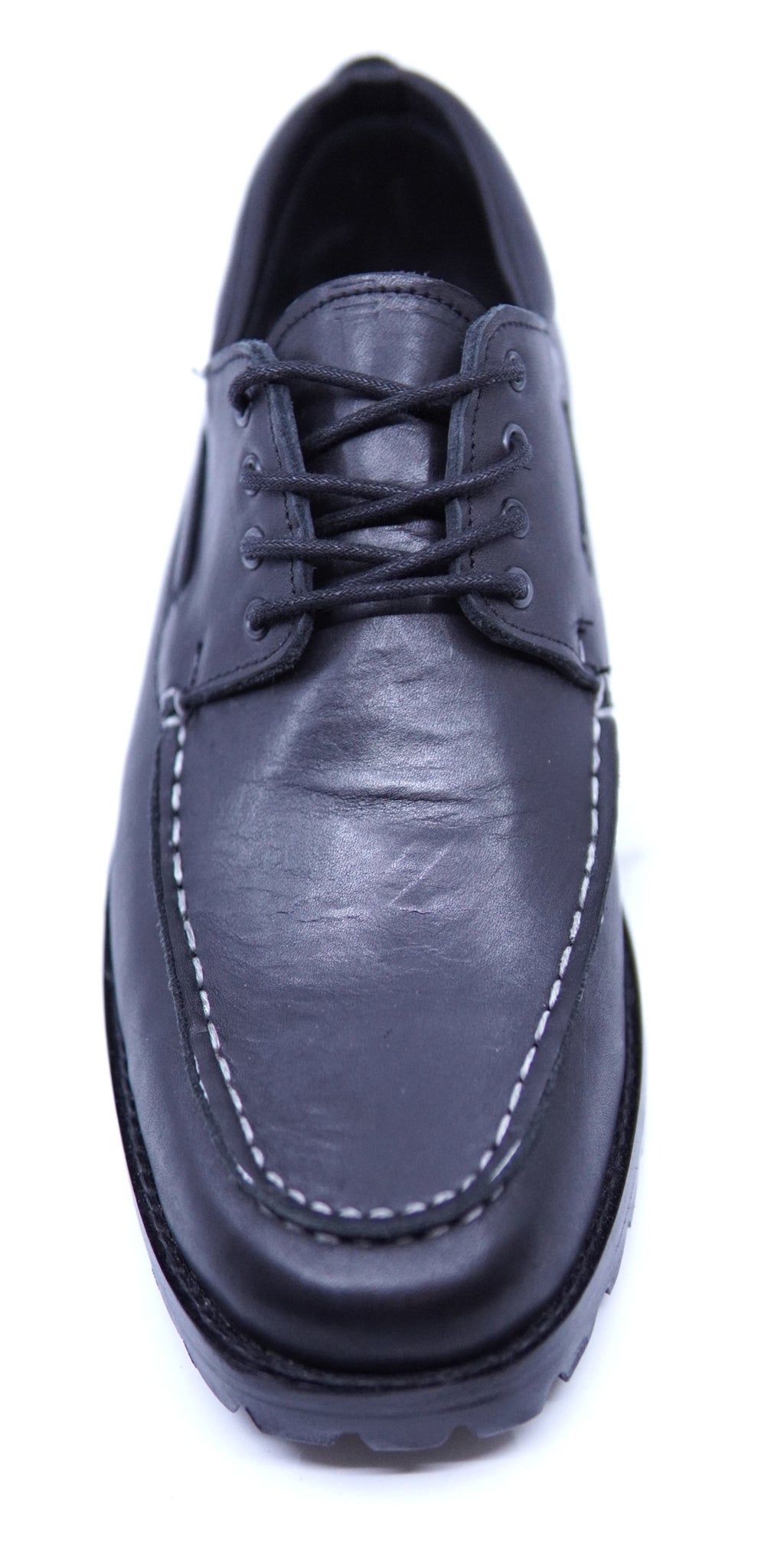 Black Leather Boat Shoe US 10.5 image 2