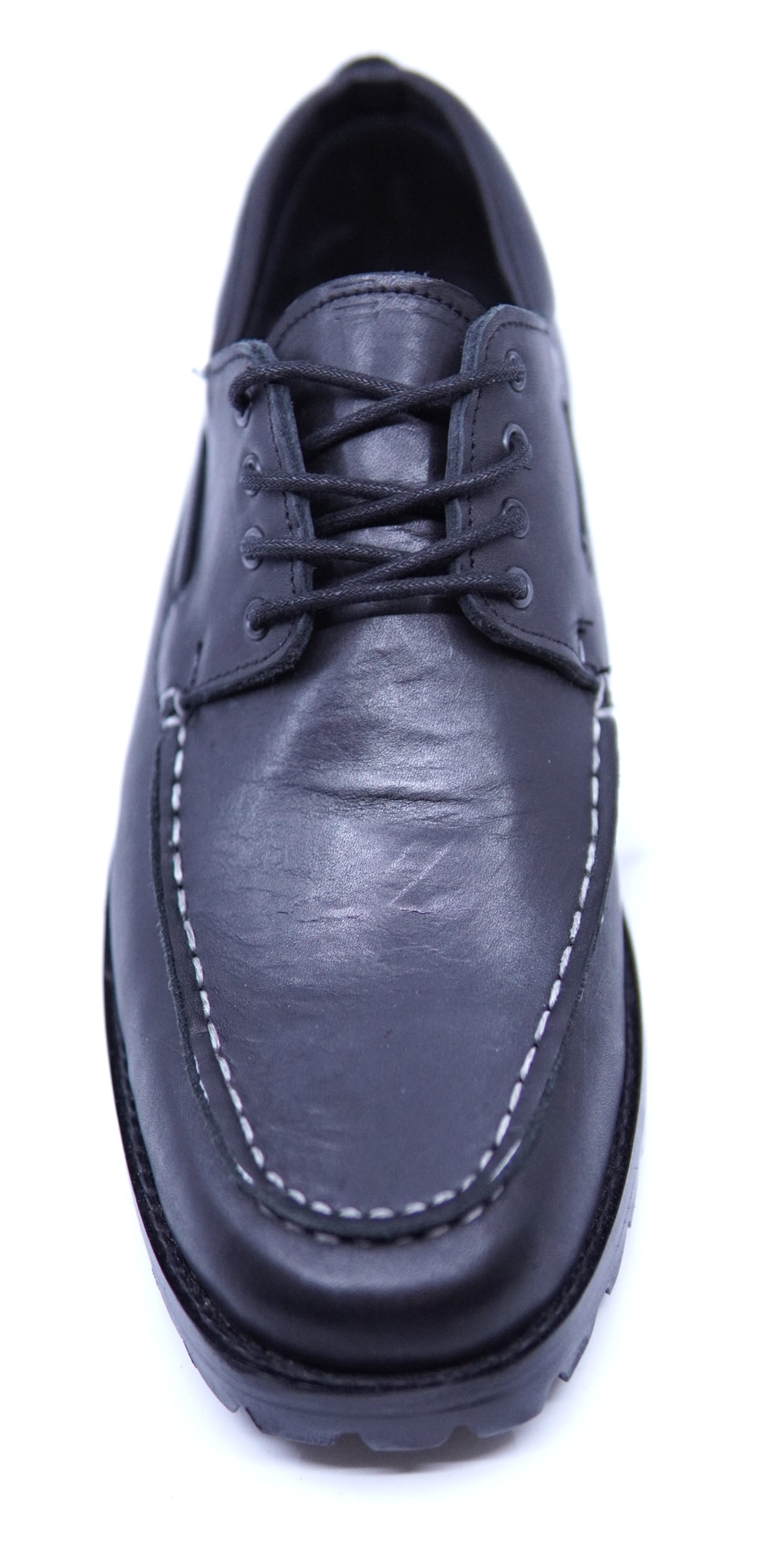 Black Leather Boat Shoe US 10.5 image 2