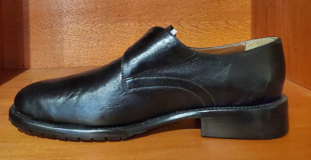 Black Leather Loafers US Men's 10.5 image 1