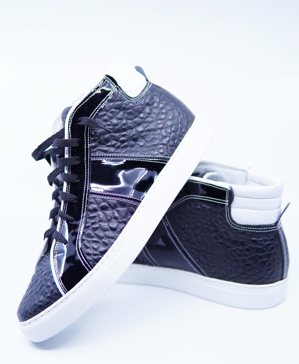 Patent Leather High Top Sneaker US Men's 11 image 3
