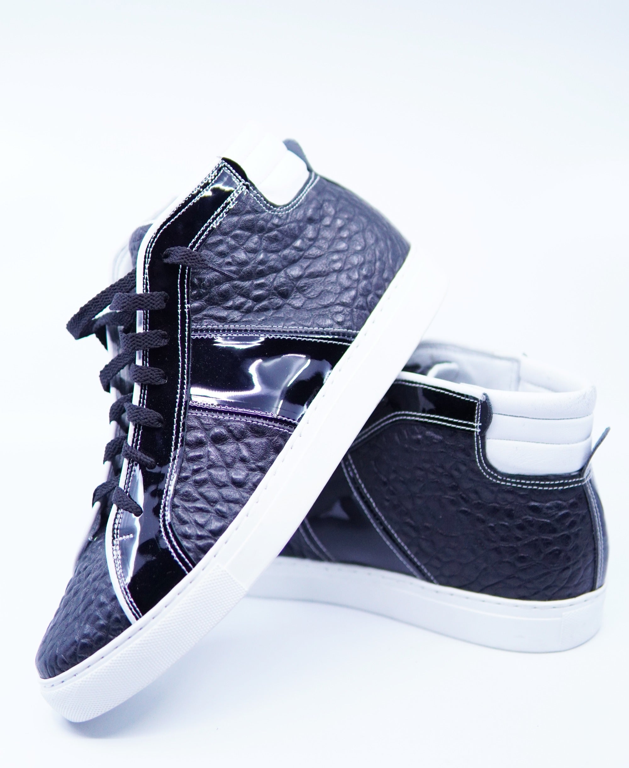 Patent Leather High Top Sneaker US Men's 11 image 3