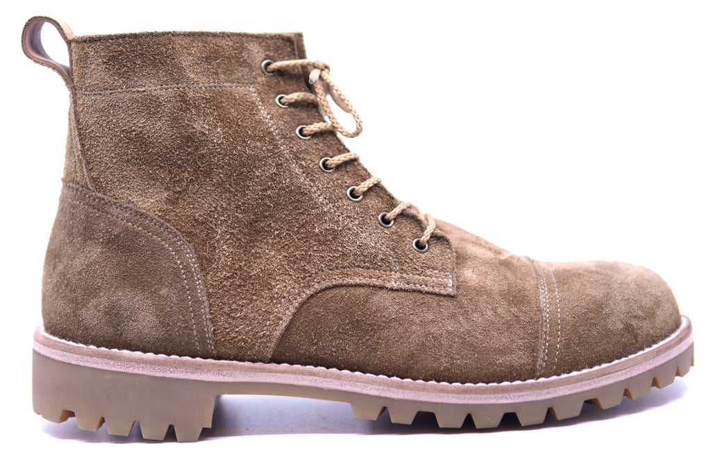 Genuine Suede Cap Toe Boots image 0