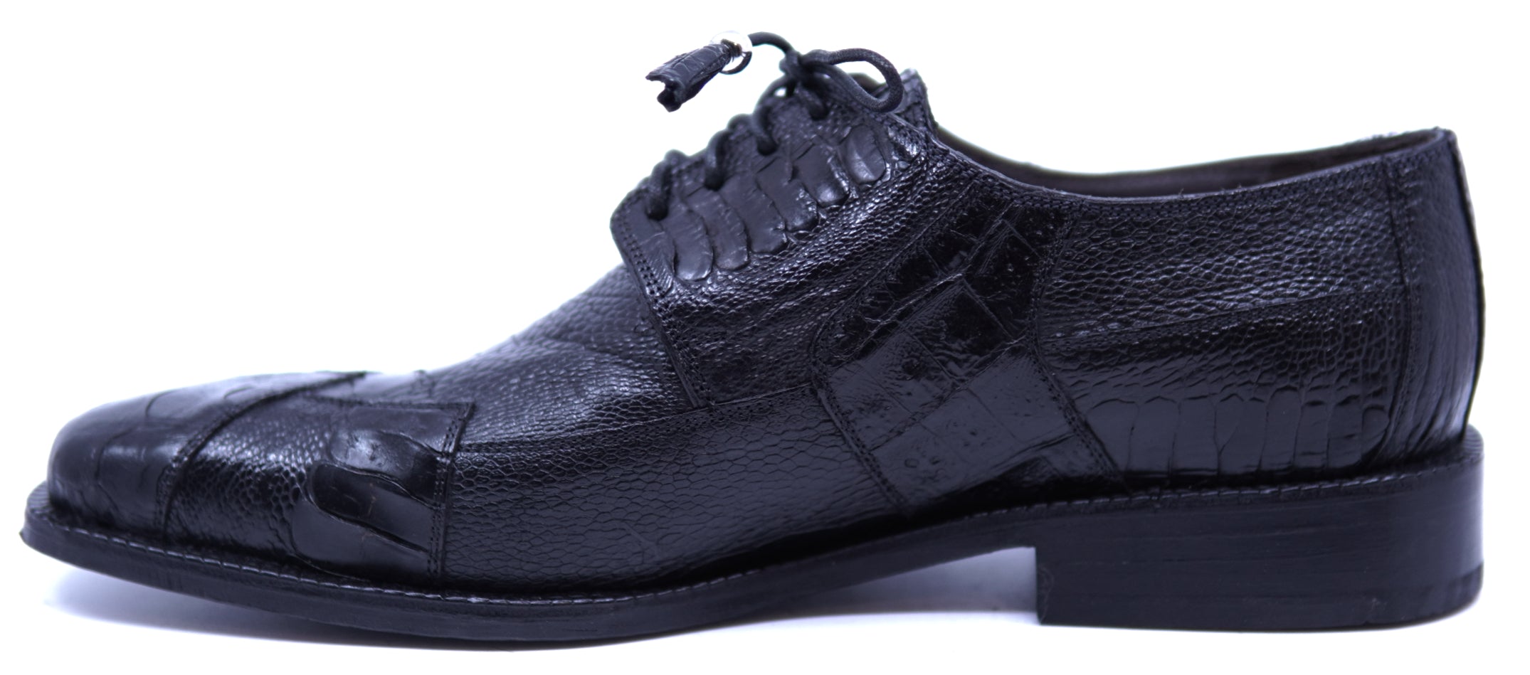 007 Full Ostrich Leg Dress Shoe image 1