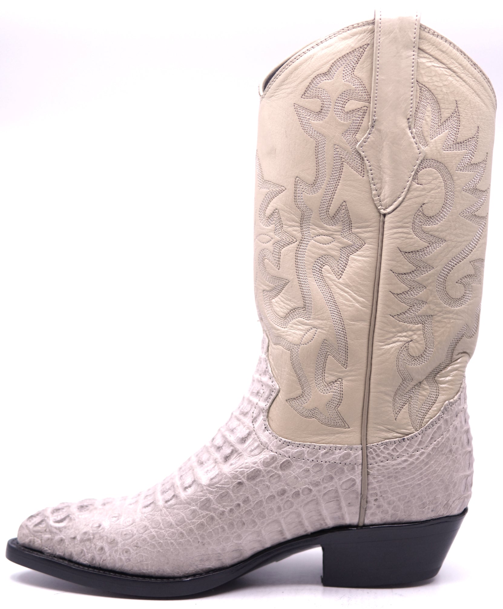 Genuine Caiman Hornback Cowboy Boots image 1