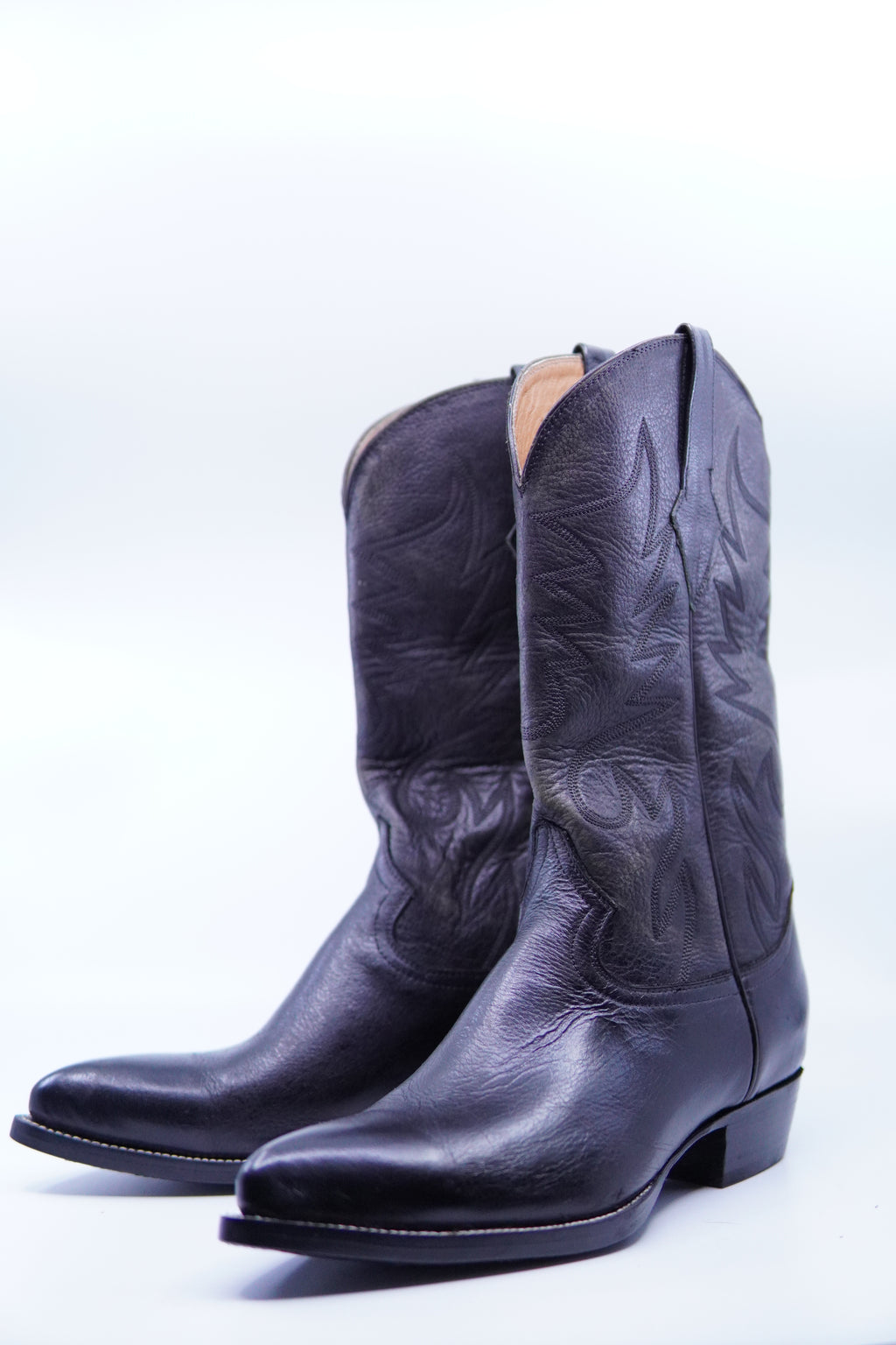 Black Leather US Men's 11.5 image 3