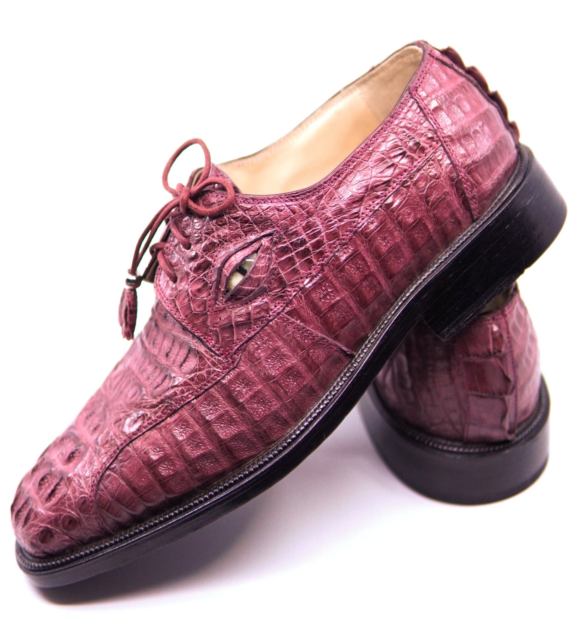 Full Genuine Crocodile Dress Shoes US Men's 8.5 image 4