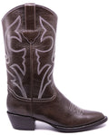 Genuine Brown Leather Cowboy Boots image 0