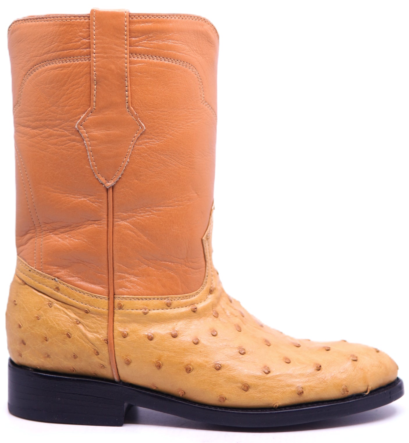 Genuine Ostrich Roper Boots image 0