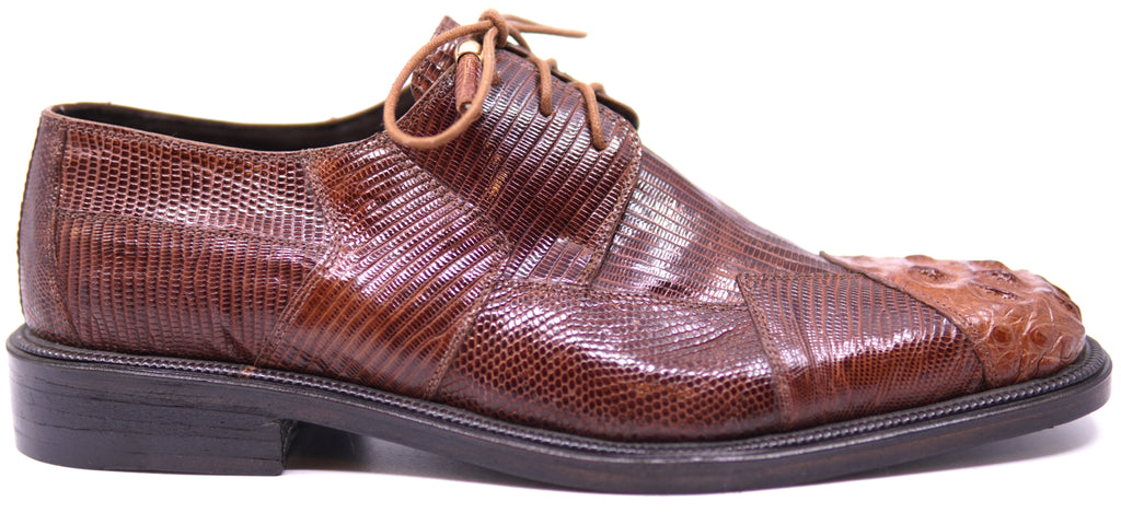 Genuine Lizard & Hornback Crocodile 007 Dress Shoe image 0