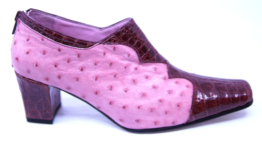 Ostrich & Crocodile Heel 7.5-US Women's image 0