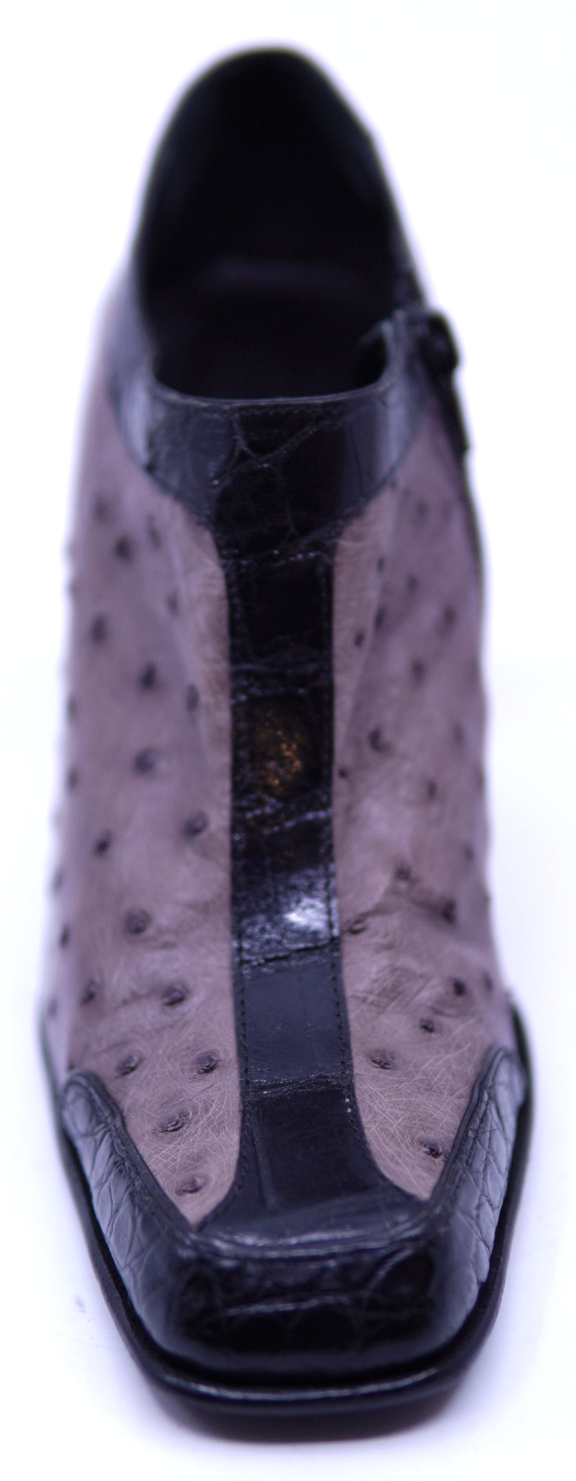 Ostrich and Alligator Ankle Heel image 3