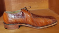 Cognac Alligator Dress Shoe US Men's 11.5 image 0