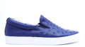 Navy Ostrich Slip On Size 10.5 image 0