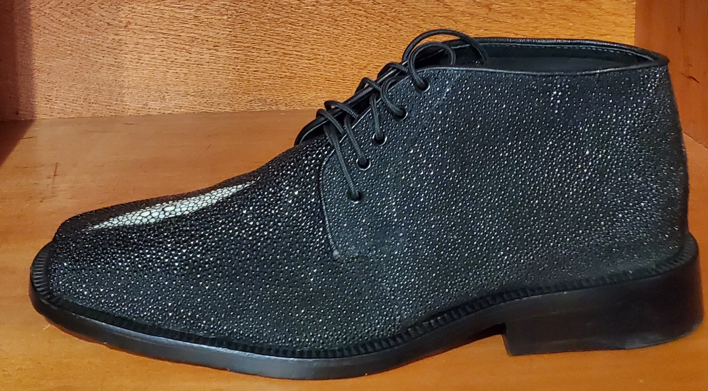 Black Stingray Dress Boot US Men's 10.5 image 1