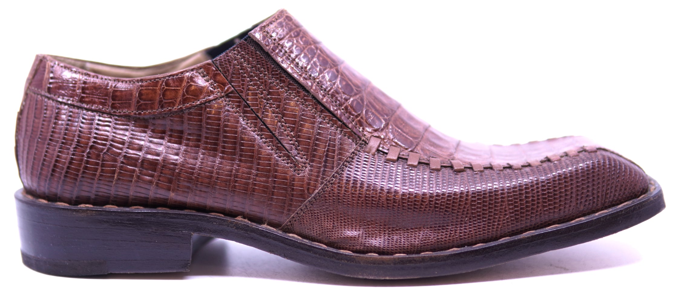 Genuine Crocodile & Lizard Loafer Dress Shoe image 0