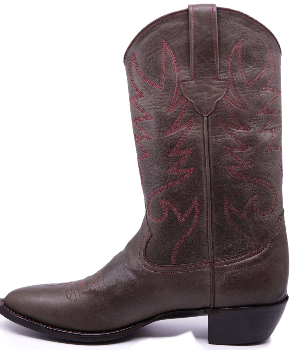 Genuine Cowhide Leather Cowboy Boots image 1
