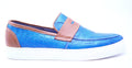 Royal Blue Alligator Boat Sneaker US 10.5 image 0